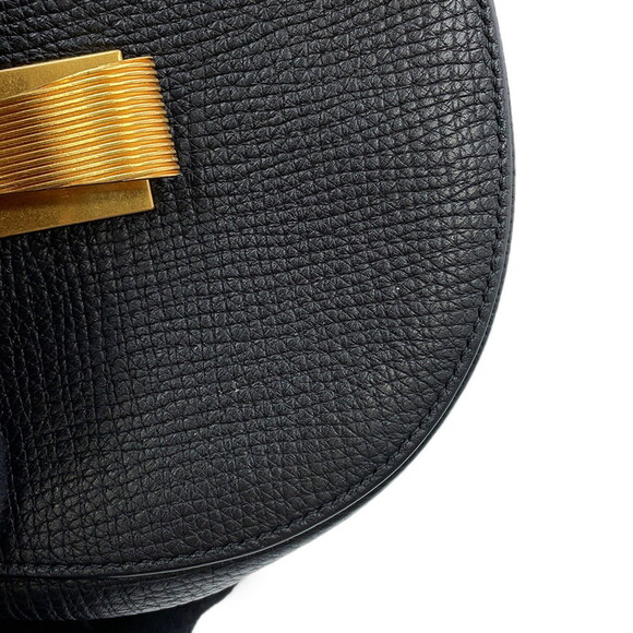 Bottega Veneta Palmerato Belt Bag Leather Shoulder 576643 BOTTEGA VENETA Blac... - Picture 7 of 11